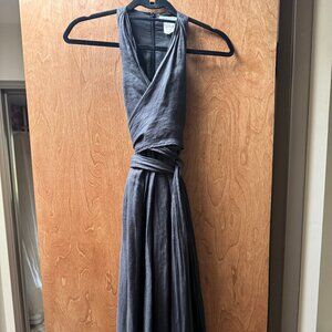 Linen maxi dress